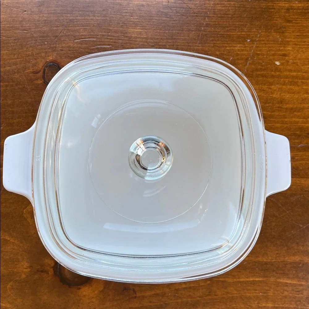 Corningware Casserole Dish P-1 3/4-B & Glass Lid 1.75 Qt Blue Cornflower